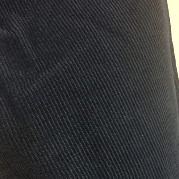 IRO Navy Cotton Flared Corduroy Pants 26 Fray Midrise NWT $350 Tall - Picture 5 of 8
